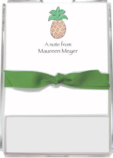 personalized memo sets pineapple