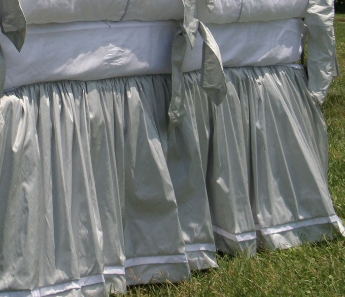 manhattan crib skirt (contact us for pricing)