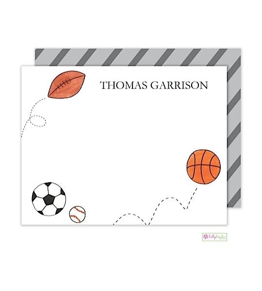 personalized - star athlete flat notes
