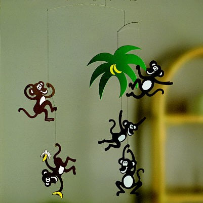 monkey tree mobile