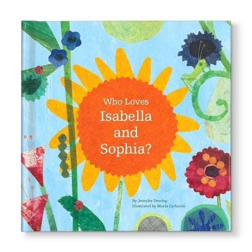 personalized child's book - who loves me (twins)