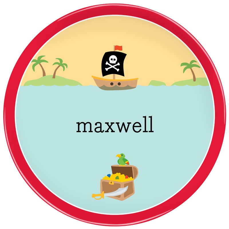 boatman geller pirate plate