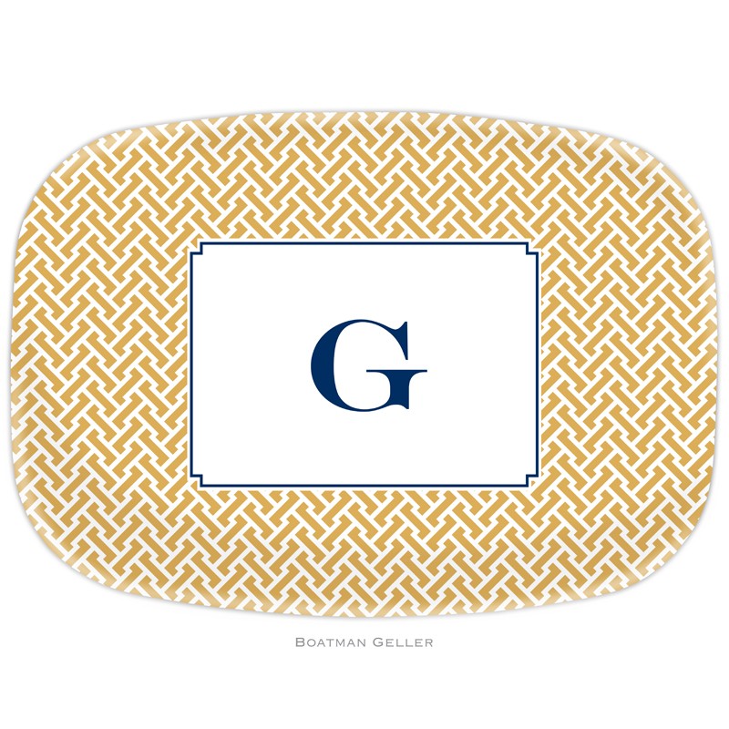 boatman geller stella gold platter