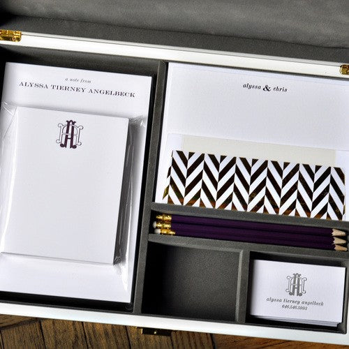haute papier gray stationery wardrobe