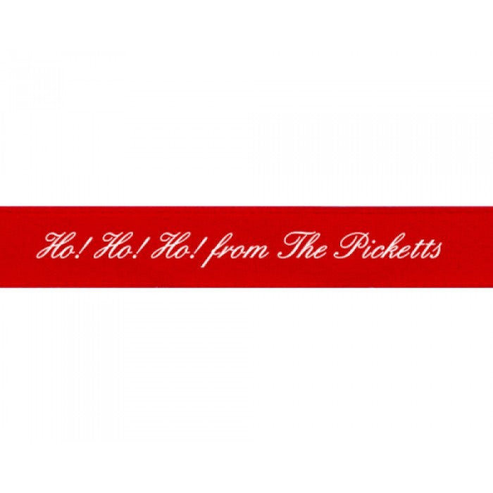 fire red personalized ribbon