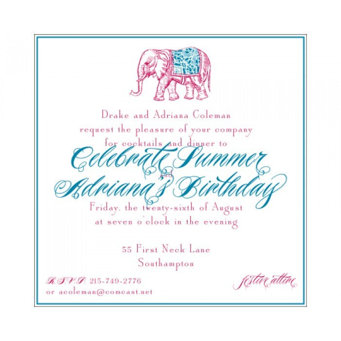 toasts & tusks cocktail & dinner parties