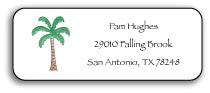 personalized address labels palm paradise
