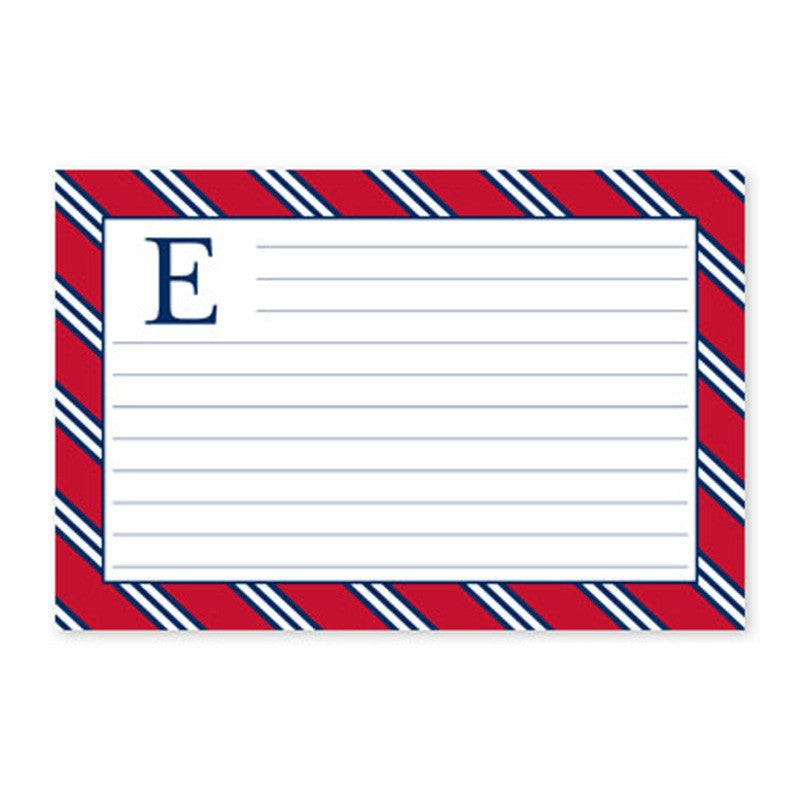 boatman geller greek key band pink recipe card