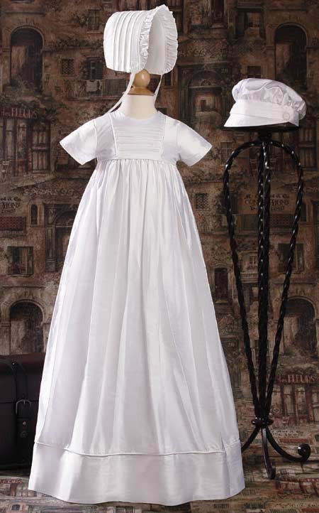 silk christening gown