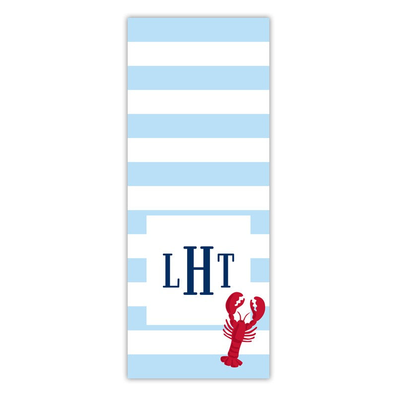 boatman geller stripe lobster wine tags