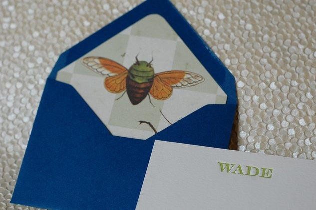 letterpress gift card enclosures