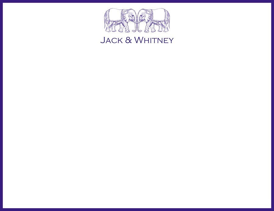 twin elephants children's stationary