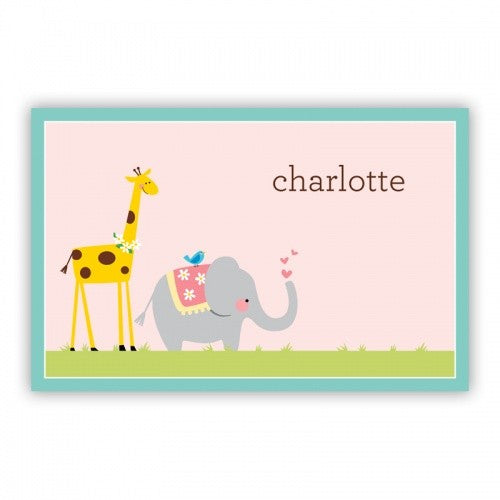 Animal Parade Disposable Placemat