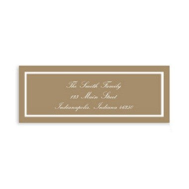boatman geller classic mocha address labels