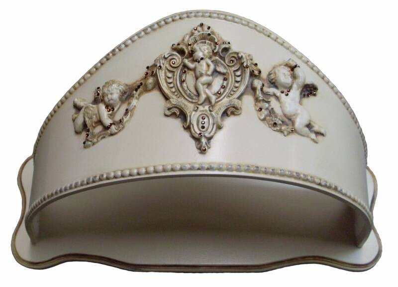 angela bed crown by villa bella