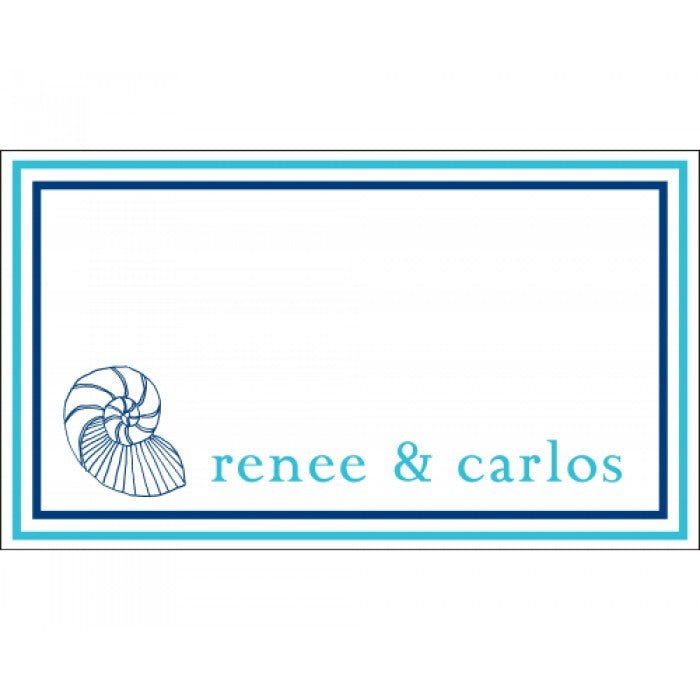 renee & carlos place card