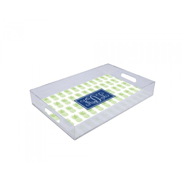 pineapple lucite tray