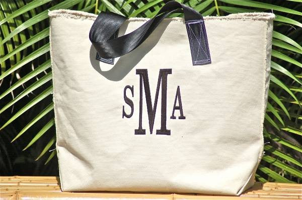monogrammed cole bag - large