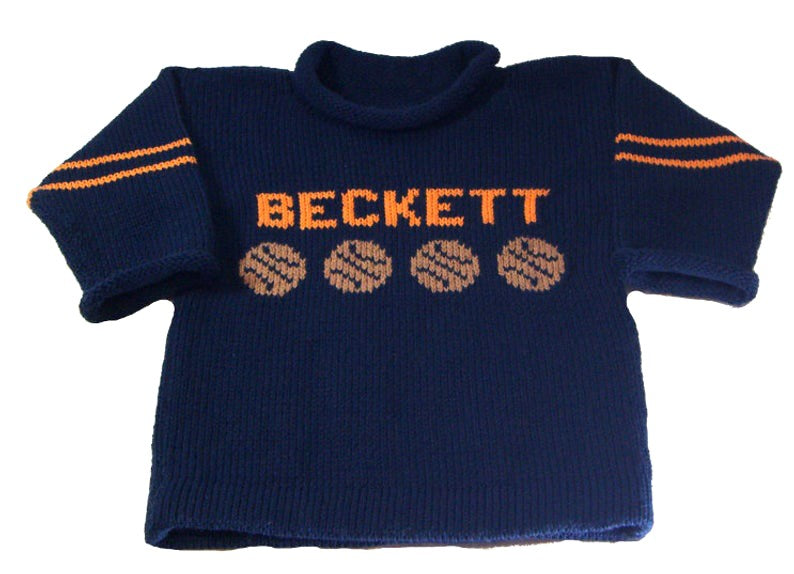basketball sports name sweater