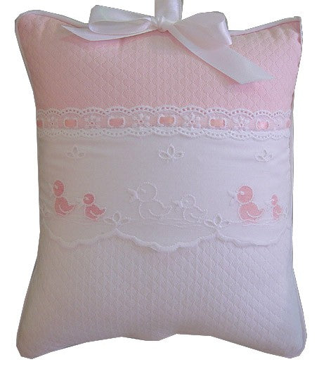 embroidered ducks crib bedding by blauen