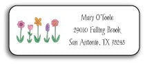personalized address labels wild flowers