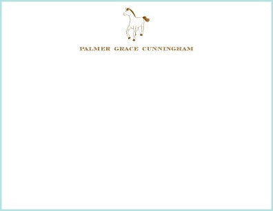 horse children's stationary