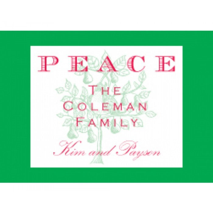 peaceful partridge holiday gift enclosures