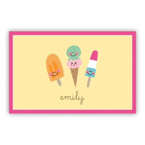 Icy Treats Disposable Placemat