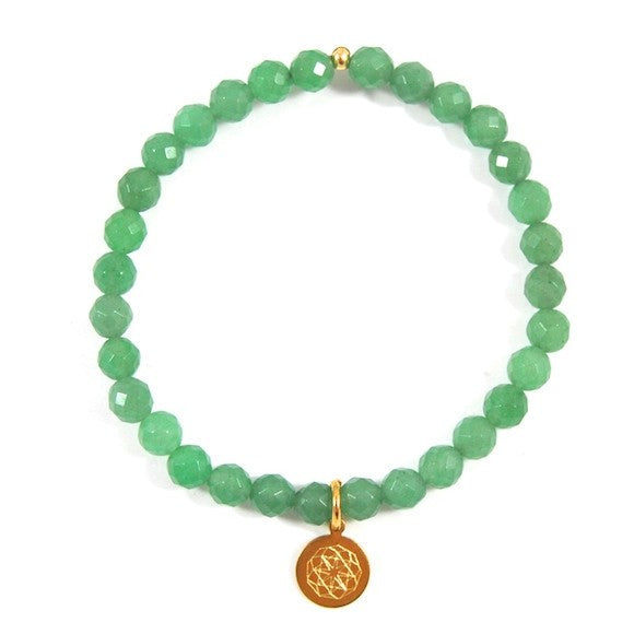Customize Your Charm - Aventurine Classic Charm Bracelet