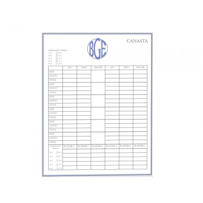monogram canasta purple