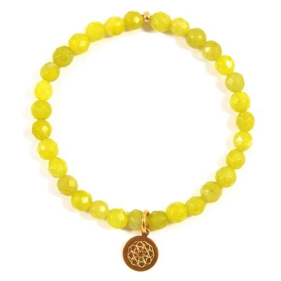 Customize Your Charm - Chartreuse Jade Classic Charm Bracelet