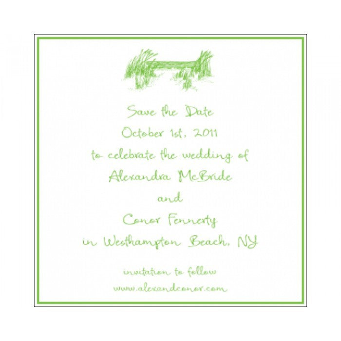 alex & conor save the date card