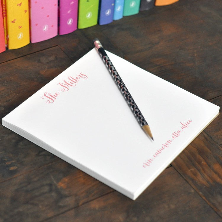 square note pad