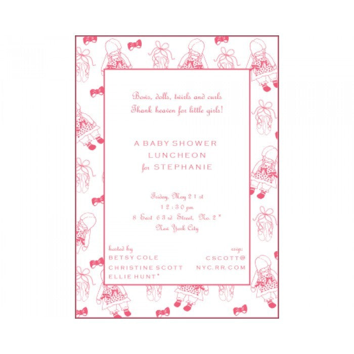 twirls and curls baby showers