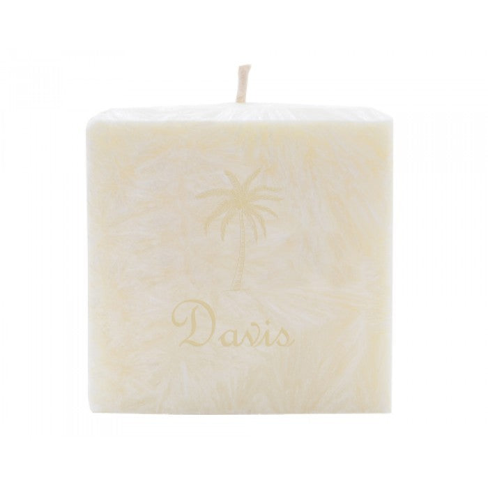 palm tree wax candle