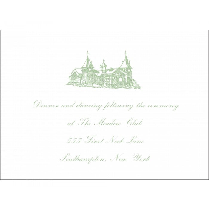 mia & winn reception card