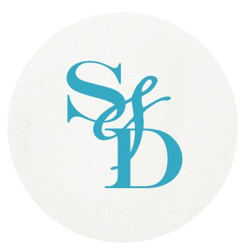 personalized letterpressed coasters m29 by haute papier
