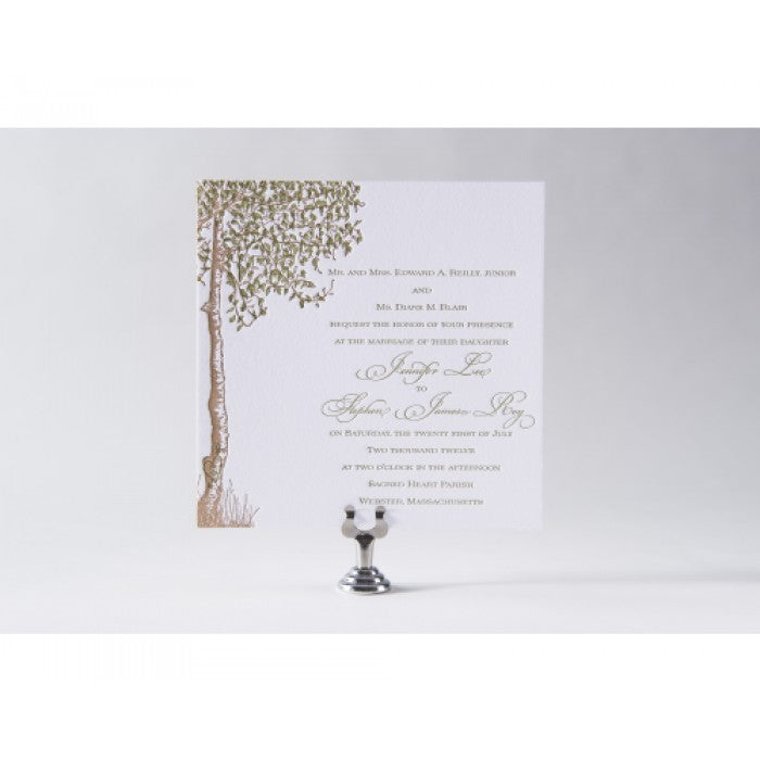 jennifer & steven wedding invitation direction back cards