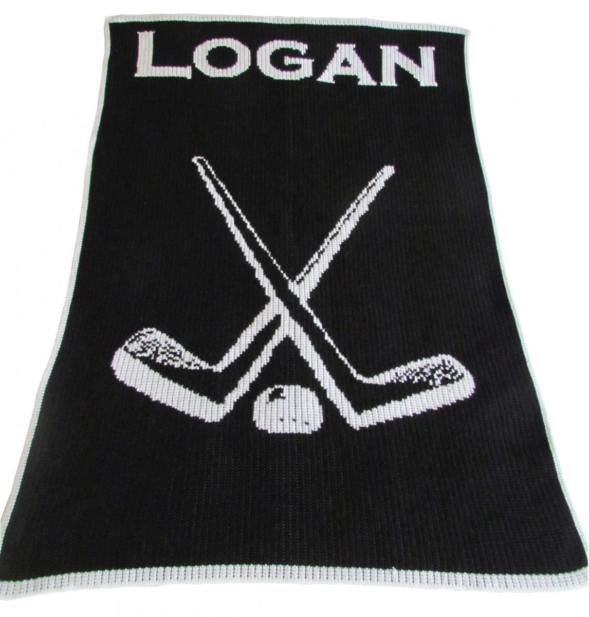 personalized hockey blanket