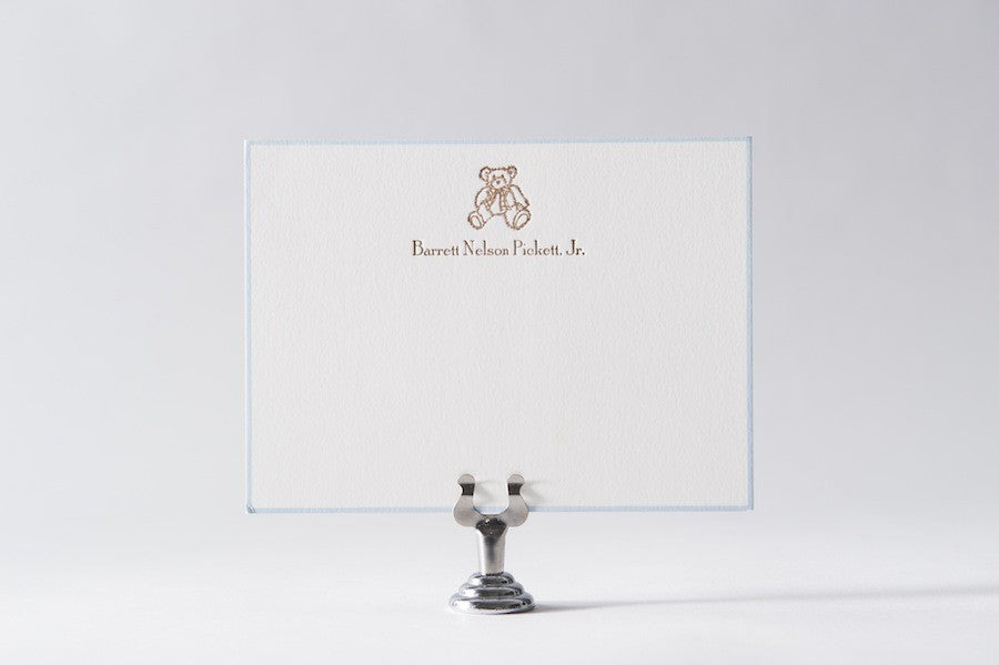teddy bear stationery