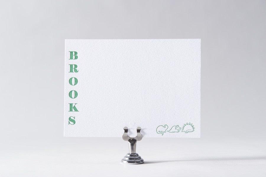 baby dinosaur stationery