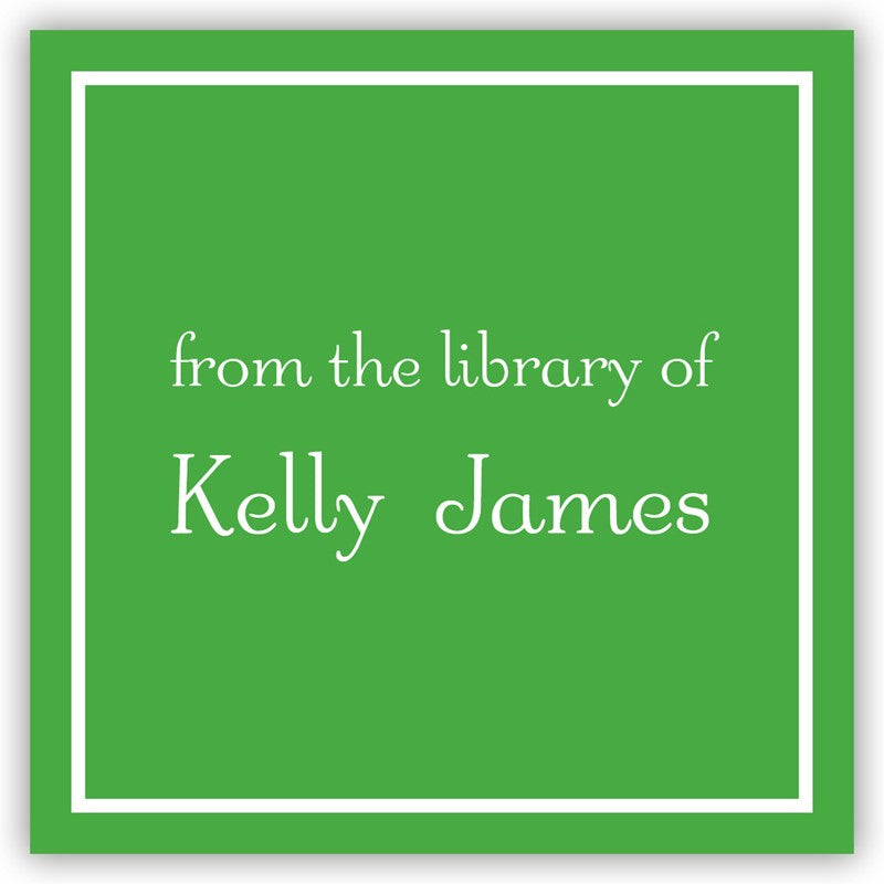 boatman geller classic square kelly square sticker