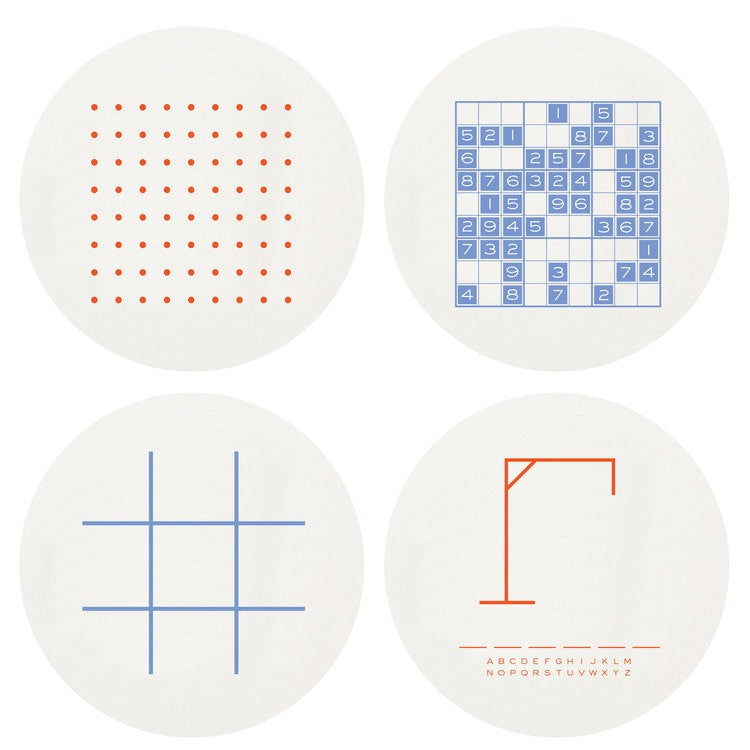 Letterpressed Games Coasters
