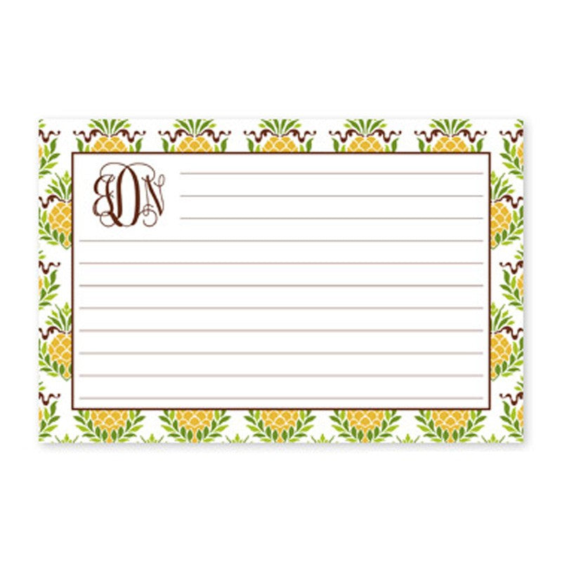boatman geller pineapple repeat recipe card