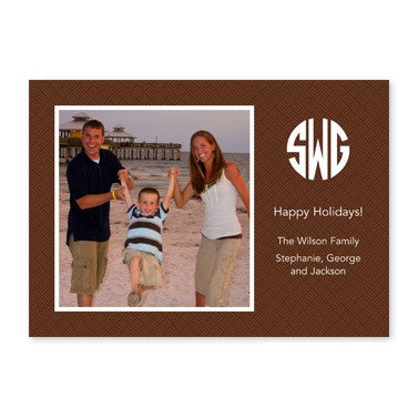 boatman geller basketweave brown photocard