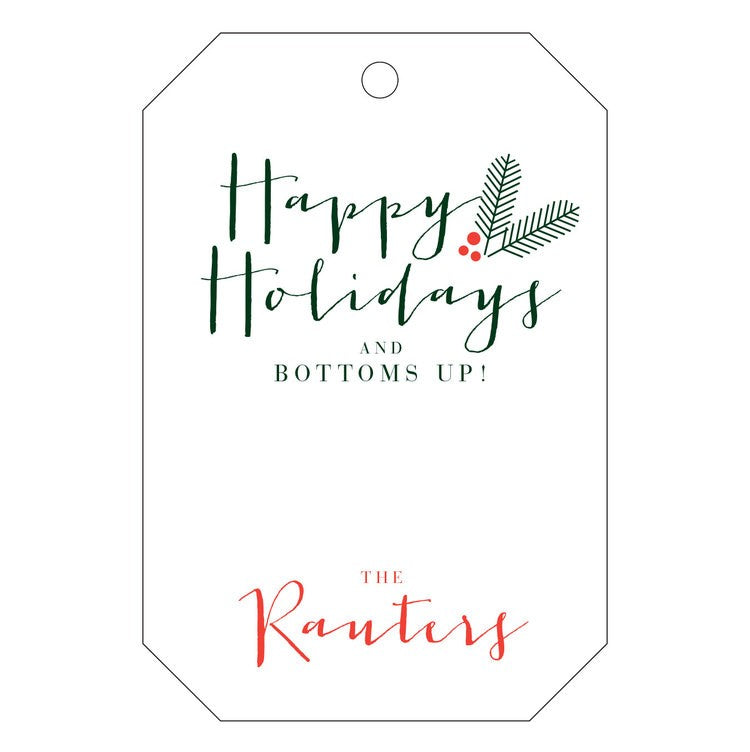 haute papier letterpress gift tag t45