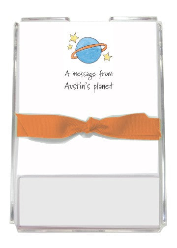 personalized memo sets outer space