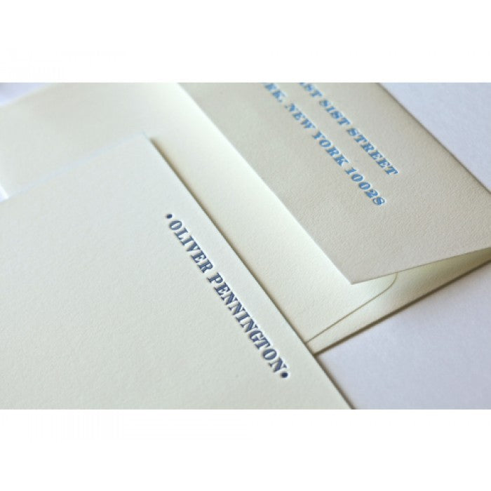 oliver letter sheet stationery