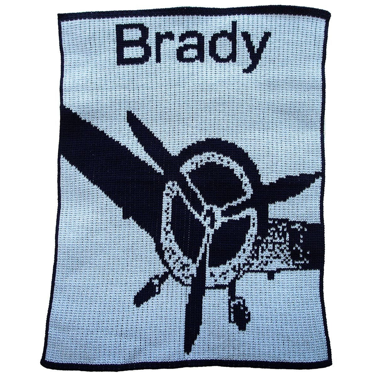 personalized airplane blanket