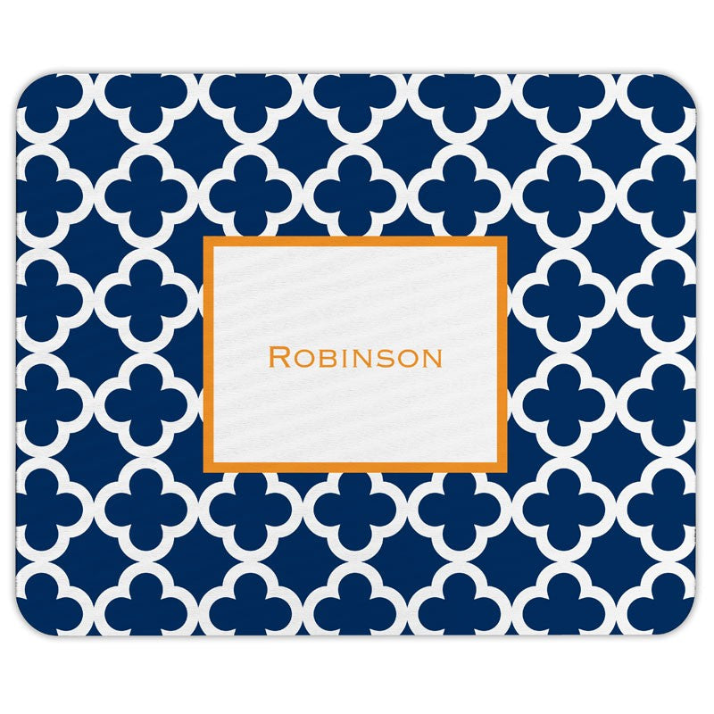 boatman geller bristol tile navy mouse pad